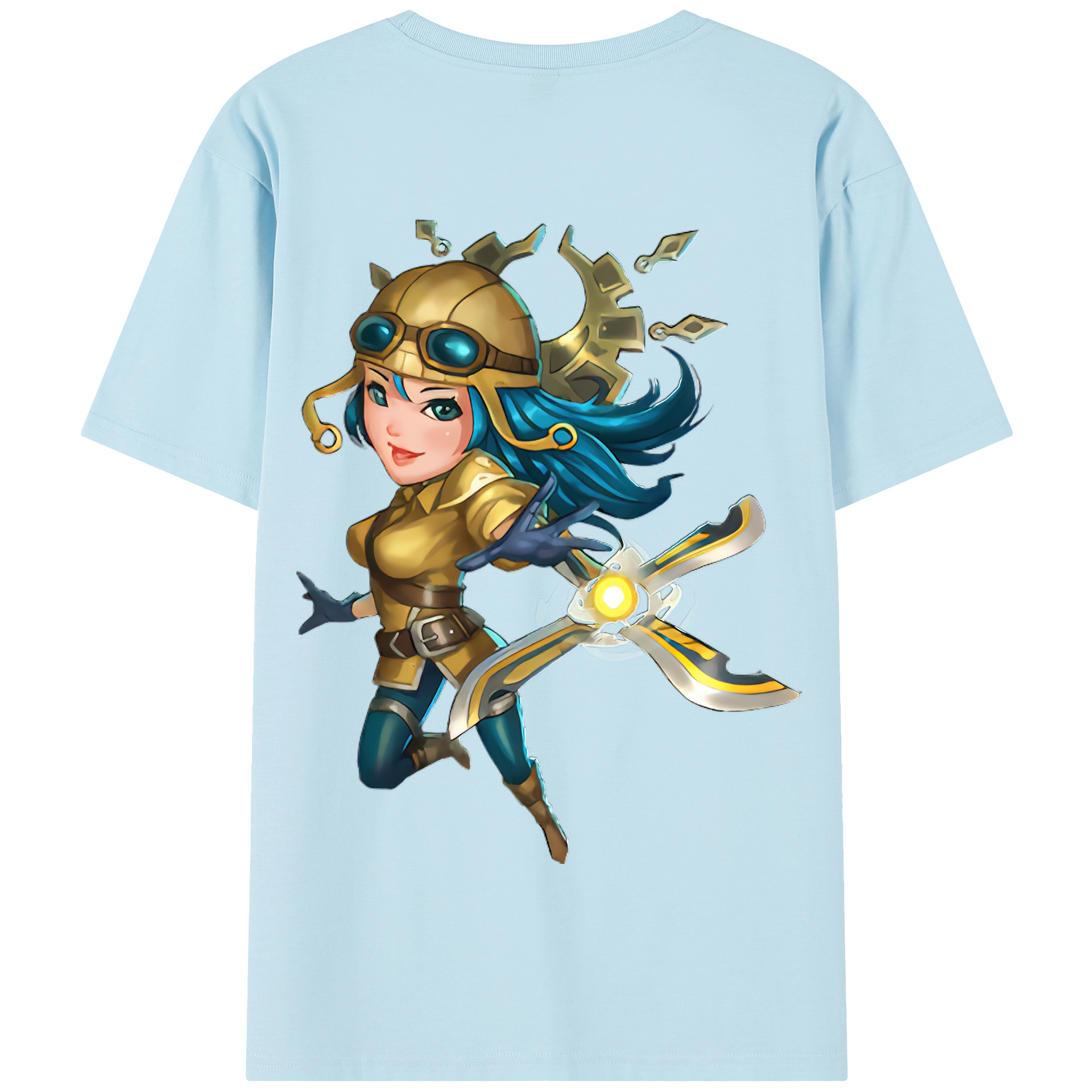 リーグ・オブ・レジェンド League of Legends LOL 綿100％半袖Tシャツ（背面プリント）